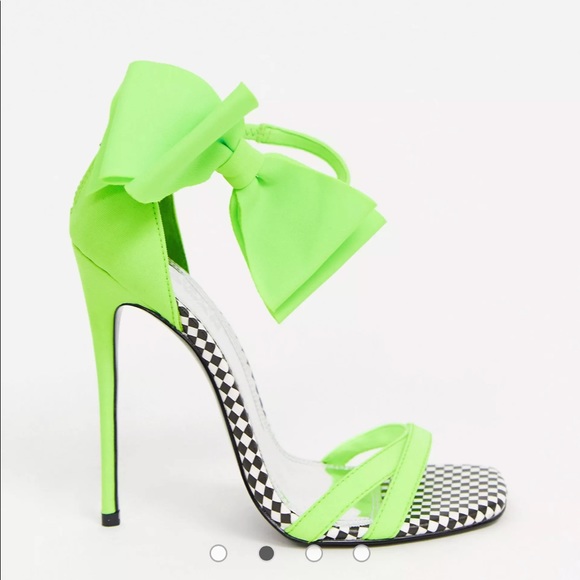 ASOS DESIGN x Christian Cowan bow high heels - Picture 3 of 10